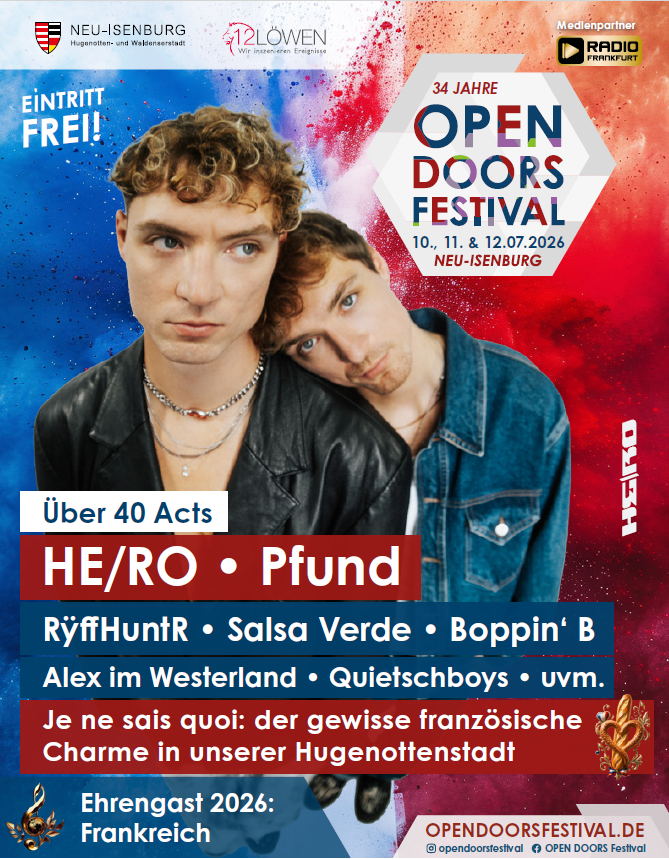Open Doors in Isenburg - 10. Bis 12.07.